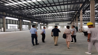 高新區(qū)管委會劉亞東主任調(diào)研我司承建的通晟汽車、全智機(jī)械項目